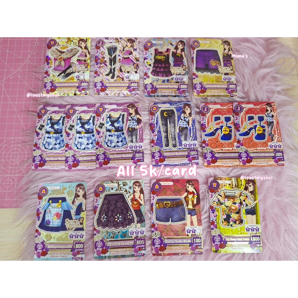 Aikatsu Card Official Ran Shibuki ori mesin