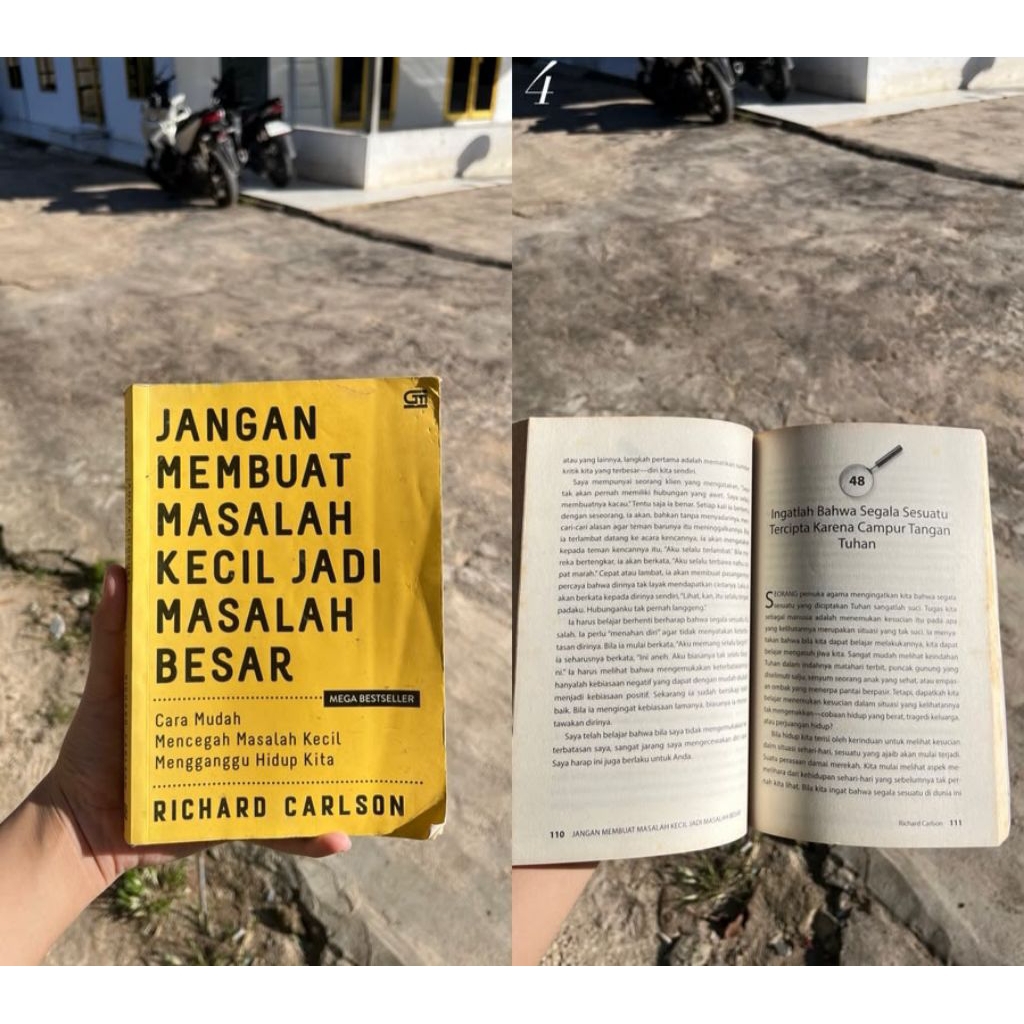 PRELOVED BUKU " JANGAN MEMBUAT MASALAH KECIL JADI MASALAH BESAR"