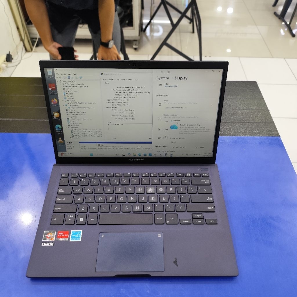 Laptop Second Asus Expertbook L1400CDA AMD Ryzen 3 3250u Ram 8gb Ssd 256gb Fhd