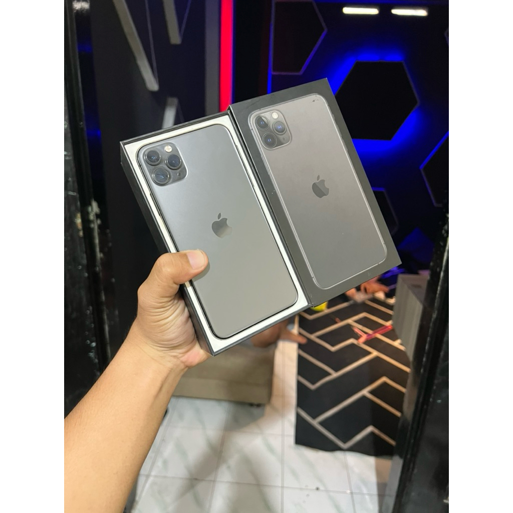 iphone 11promax 64gb second ibox mulus like new fullset original