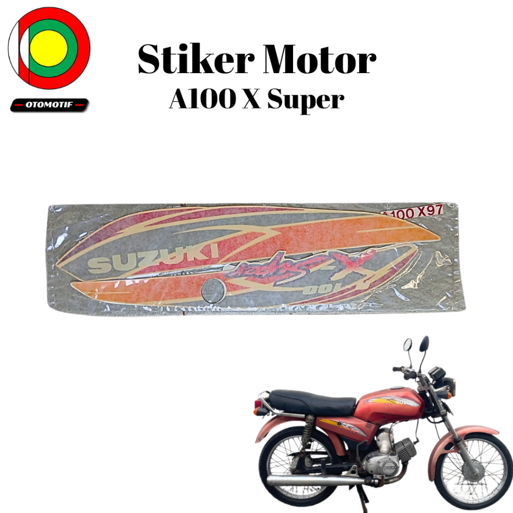 STIKER STRIPING - SUZUKI A100 XSUPER
