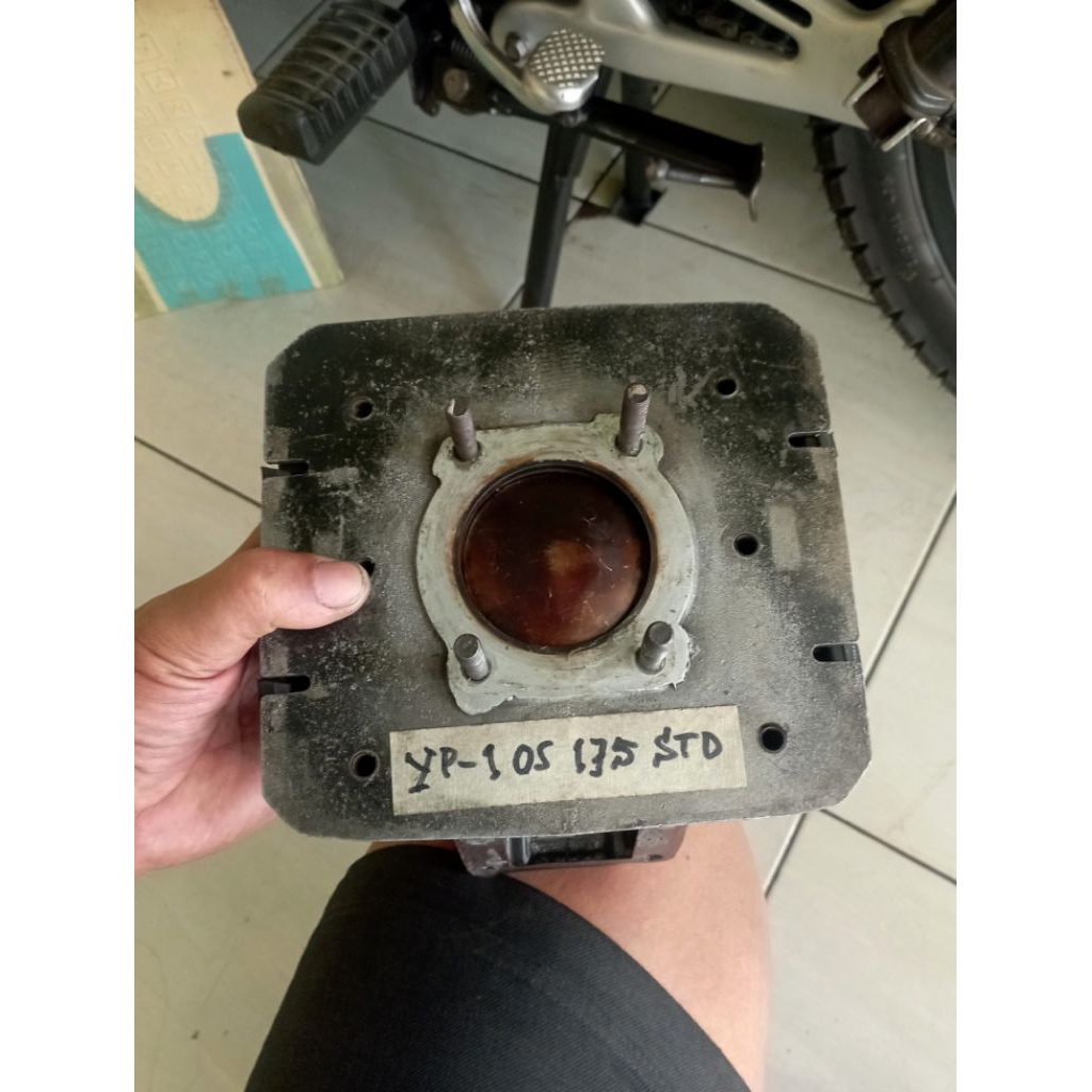 Blok Cylinder Seher Boring YP-1 original Copotan rx king os 175 kondisi std tanpa porting