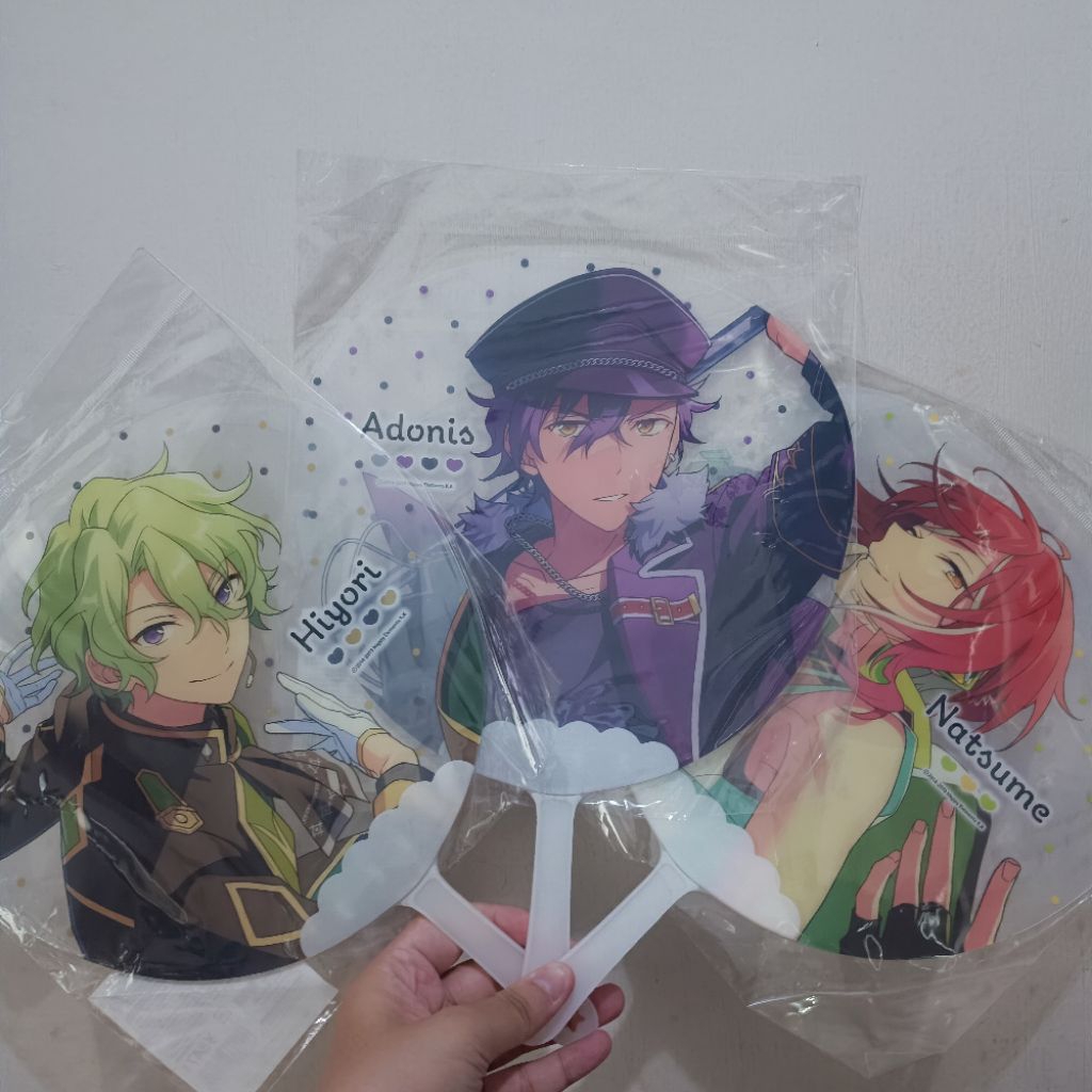 [READ DESC] ENSEMBLE STARS Enstars Big Uchiwa Hiyori Adonis Natsume