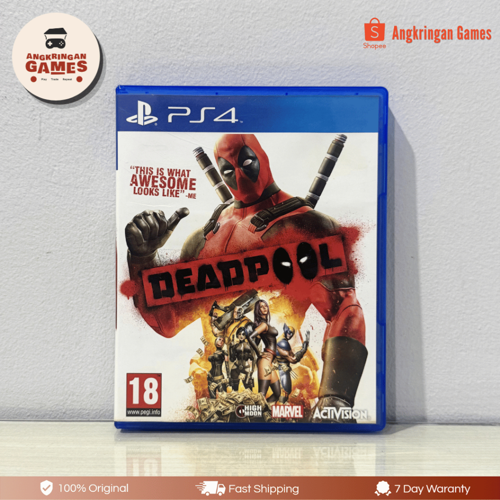 BD Kaset Deadpool PS4 Original Second Bekas | Game Disc Action Hack & Slash Superheroes