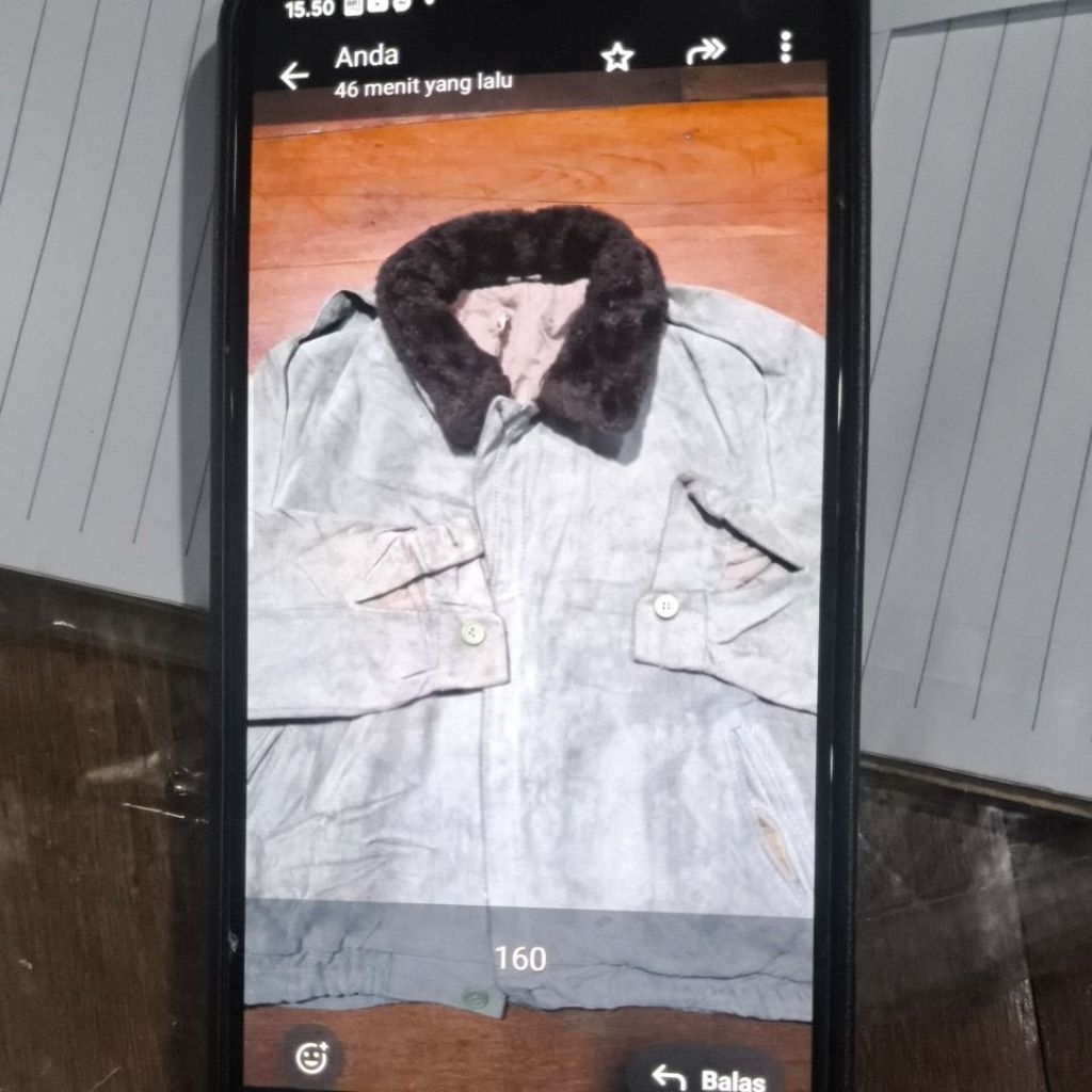 jaket kulit sapi tebal