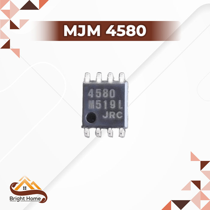 IC MJM 4580 SMD Dual Operational Amplifier MJM4580