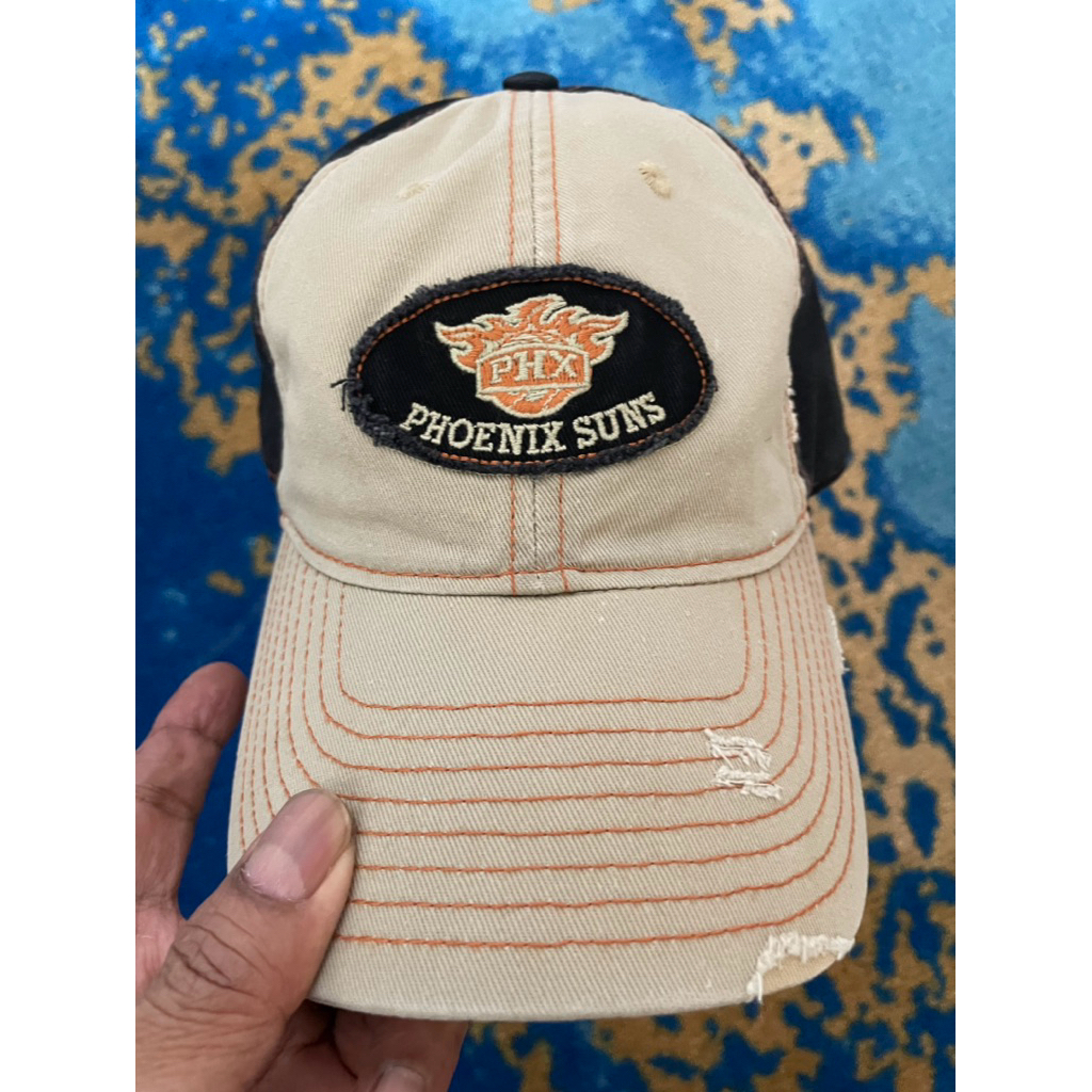 Topi Vintage Ripped Phoenix Suns NBA Team Preloved