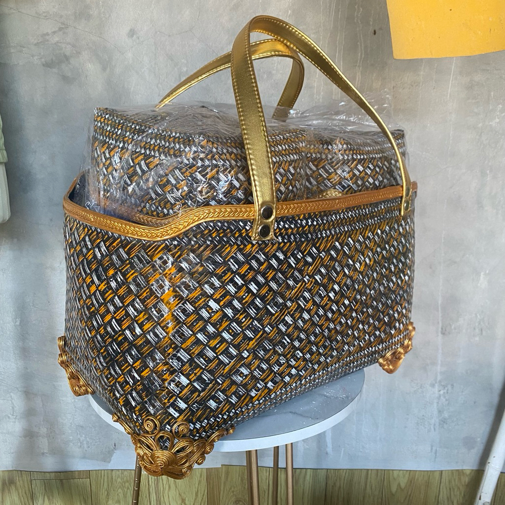 Decocraft Bali - Tas Keben Set 4 Klasik Wash