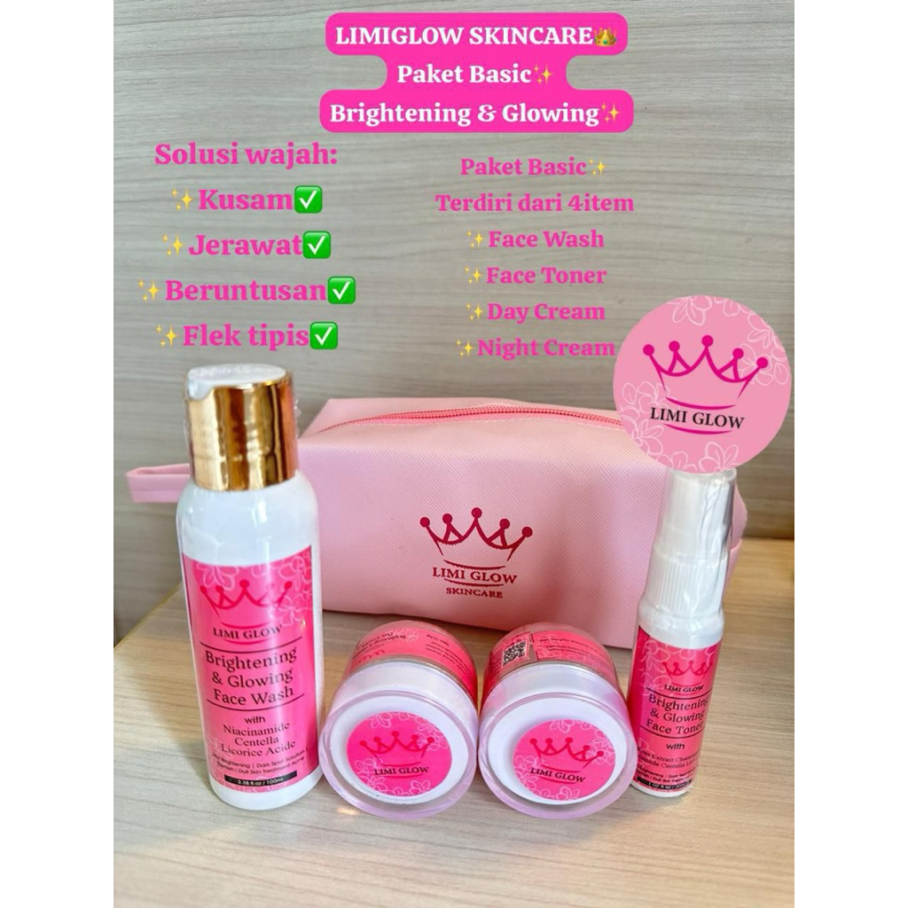 LIMI GLOW SKINCARE PAKET BASIC