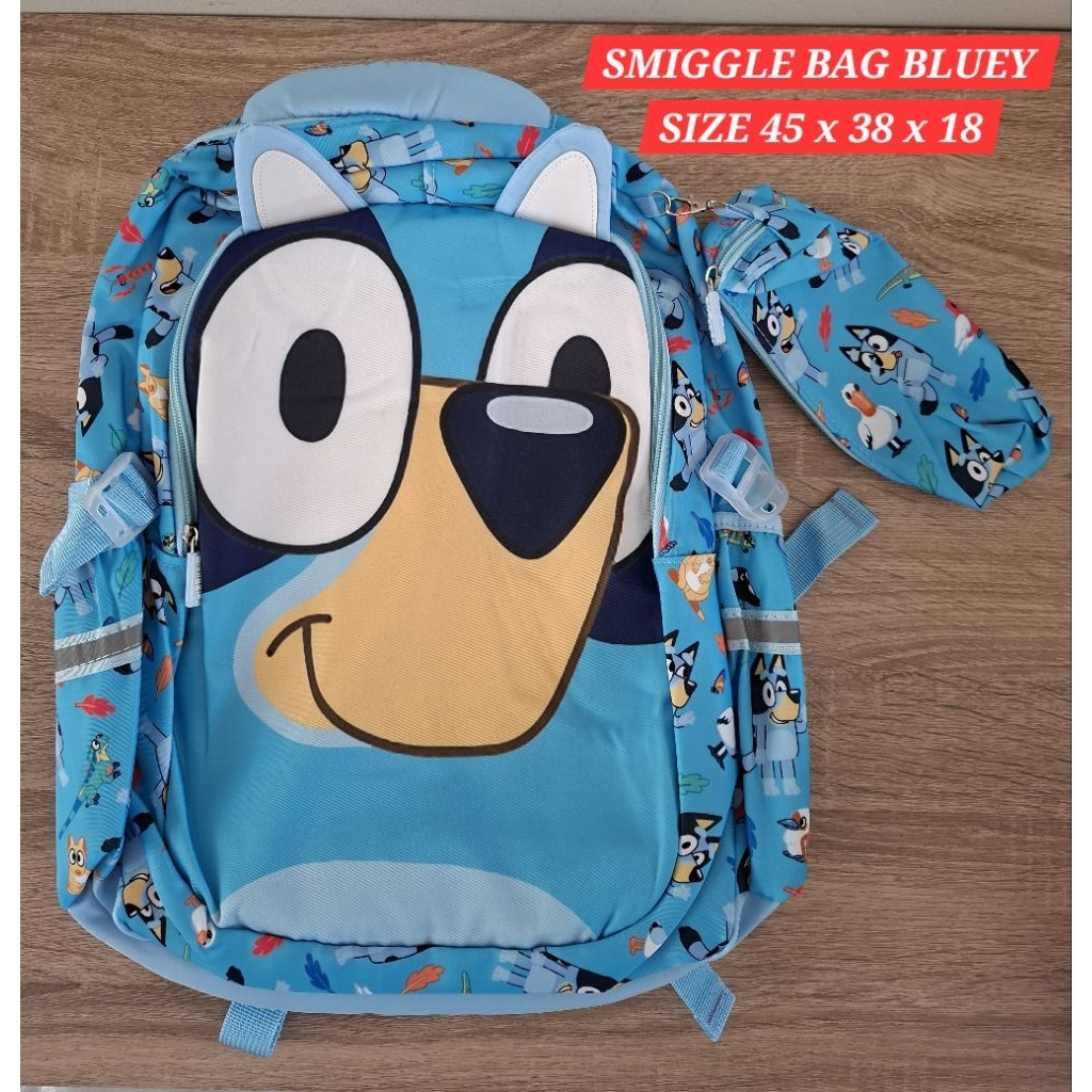tas anak kartun karakter bluey tas ransel anak paud karakter bluey tas paud karakter anak bluey lunc
