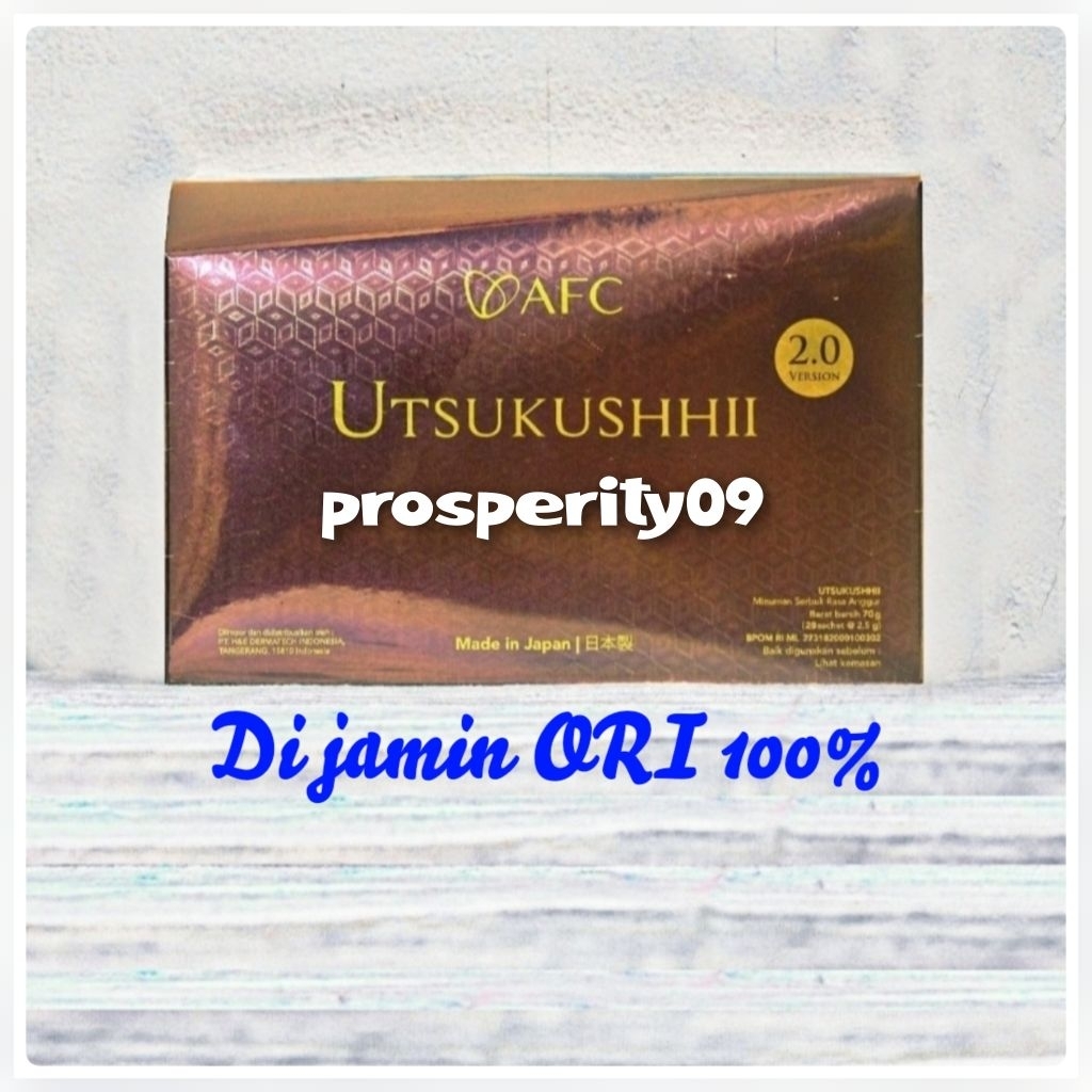 PAKET 4 BOX UTSUKUSHHII GOLD EXP 2029