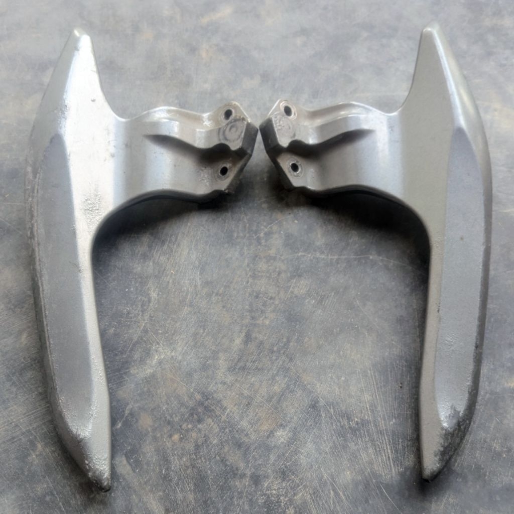 Behel XRIDE 125 Silver Copotan