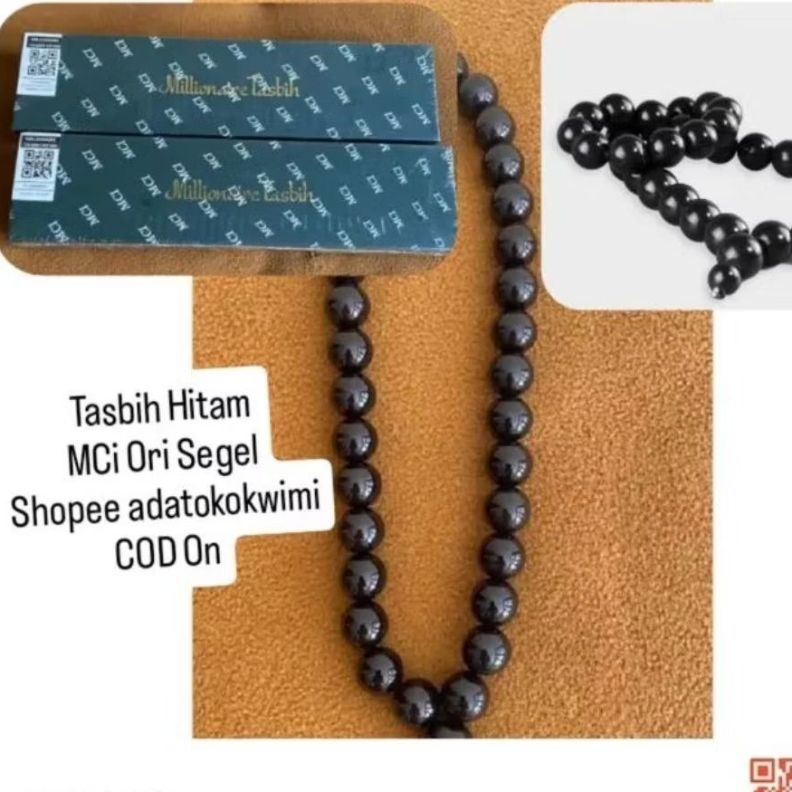 TASBIH HITAM MILLIONAIRE MCi ORI SEGEL