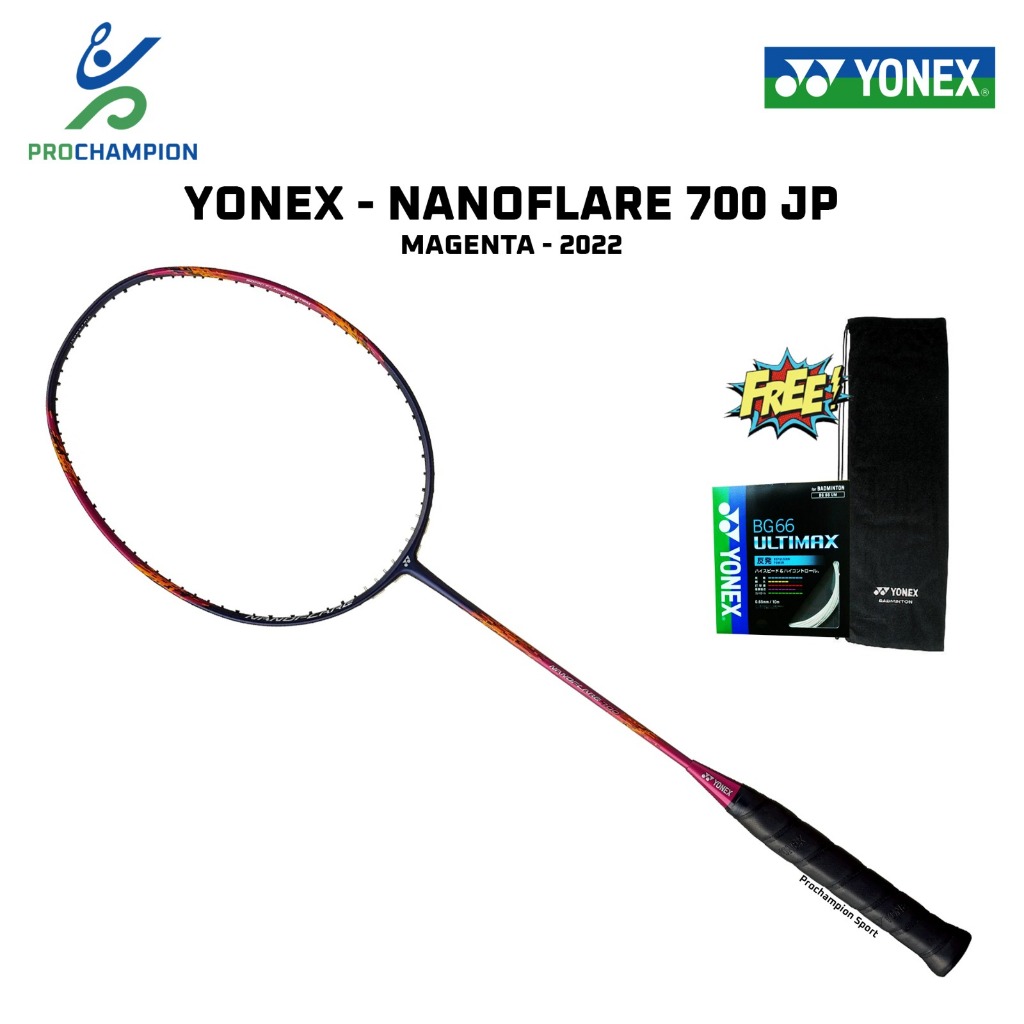Raket Badminton YONEX Nanoflare 700 JP 2022 Magenta