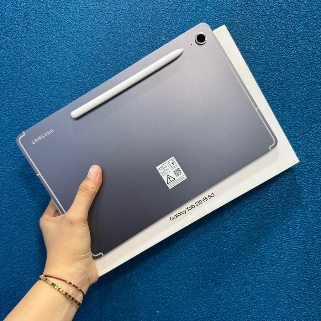 Samsung Tab S10 Fe 5g 8/128gb second bekas pakai fullset ori - Grey