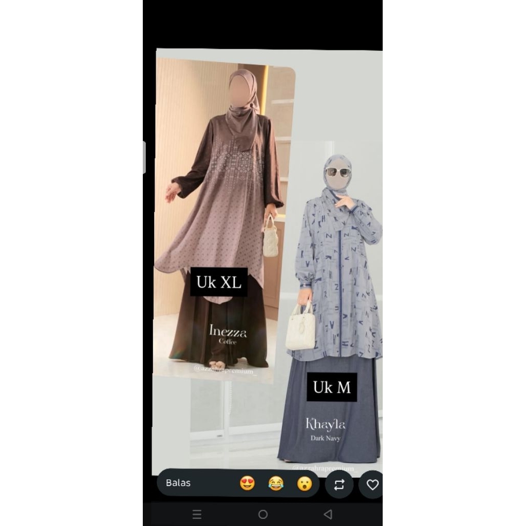 inezza set by azzahra premium