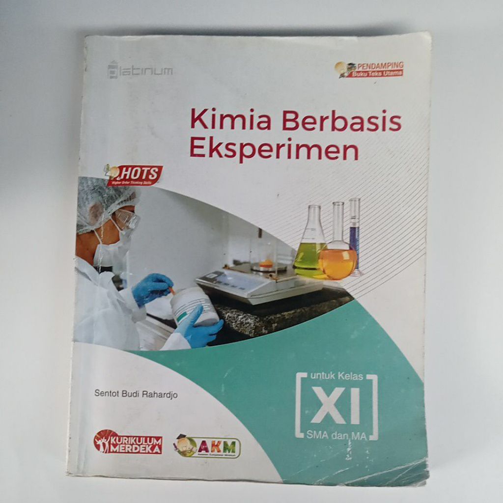buku kimia berbasis eksperimen kelas 2/ 11 SMA platinum kurikulum merdeka