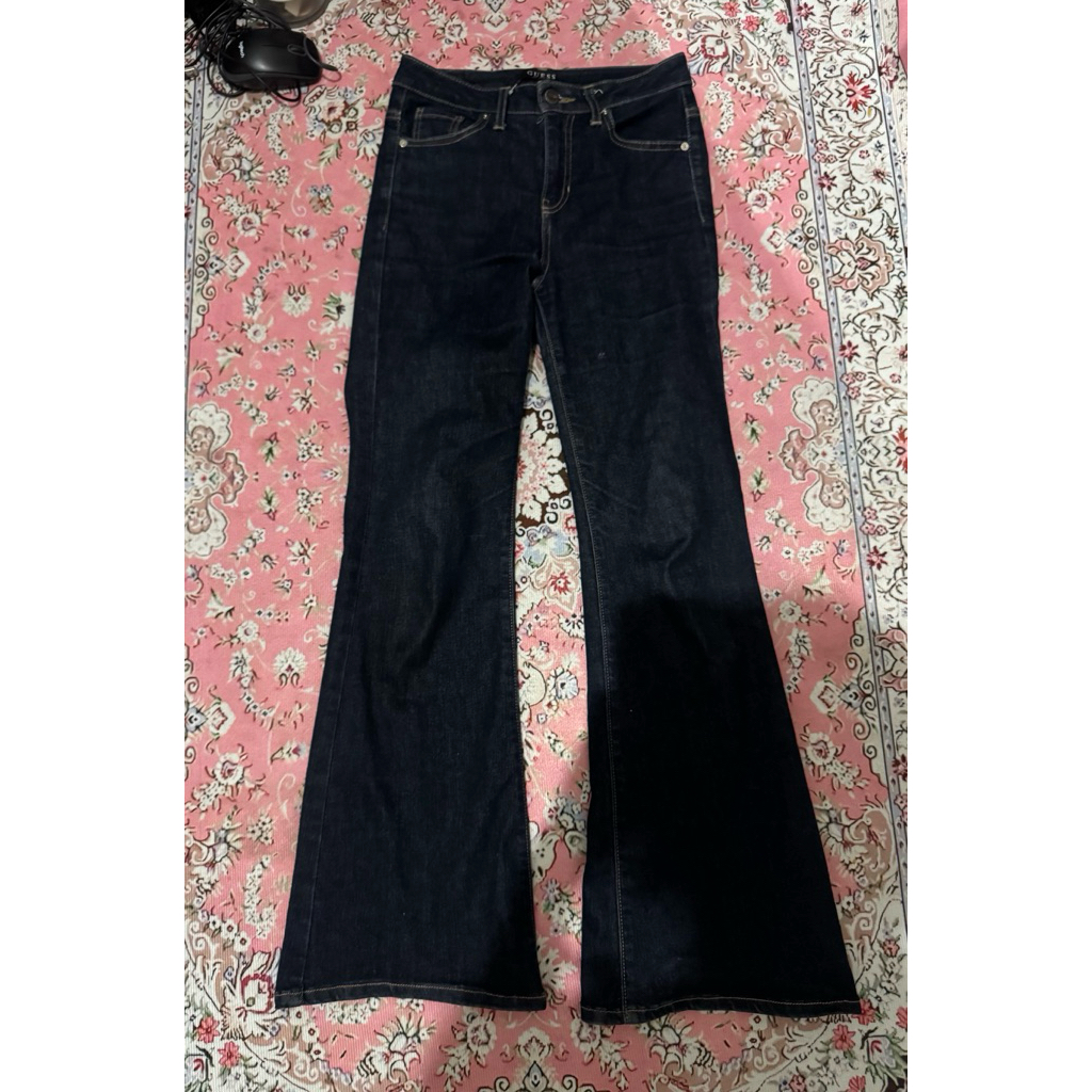 preloved guess denim pants bootcut flare jeans