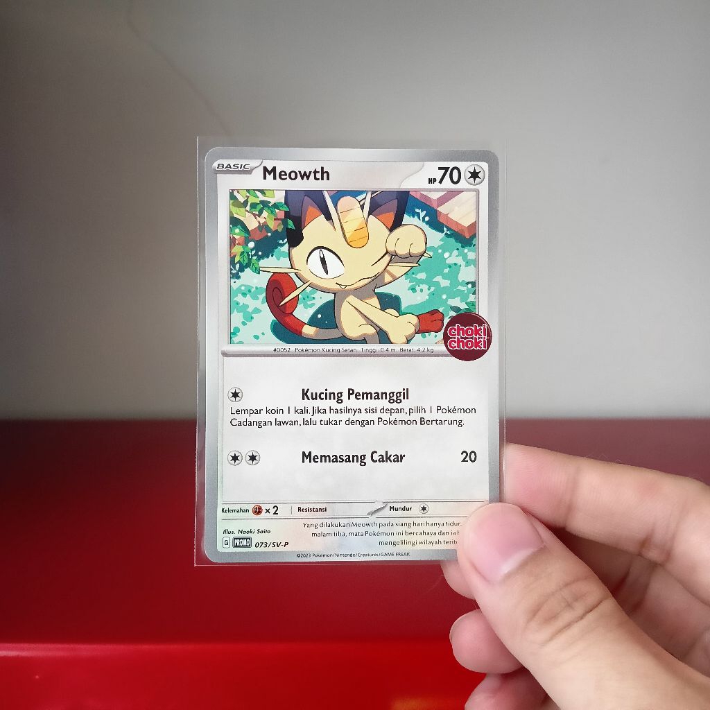 Meowth Promo Choki-Choki