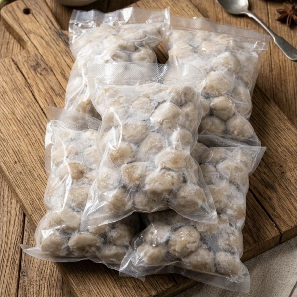 FROZEN BAKSO AYAM 30 BIJI INSTANT/SAMEDAY MAKASSAR