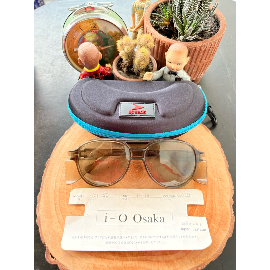 Vintage AO/American Optical Safety Z87 sunglasses 1970-1980s made in U.S.A Stainless steel Tag logo 