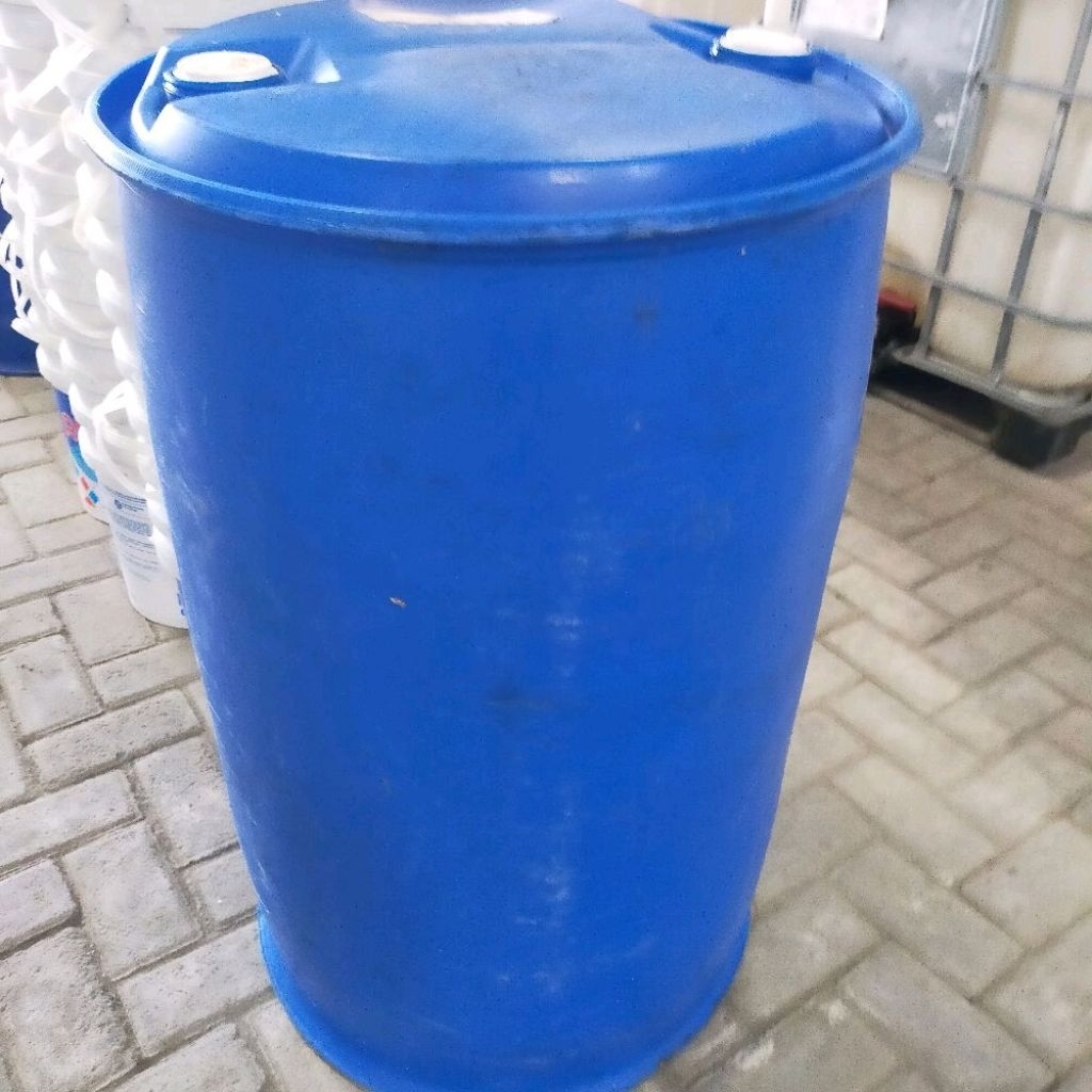 drum plastik 200liter TK. untuk tandon air..drum apung .wadah lainya.