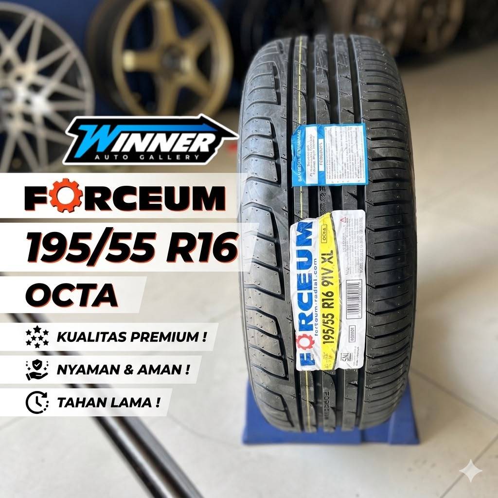Ban Mobil Avanza Xenia Jazz Freed R16 Forceum Octa 195 55 R16 Ban Mobil Tubles