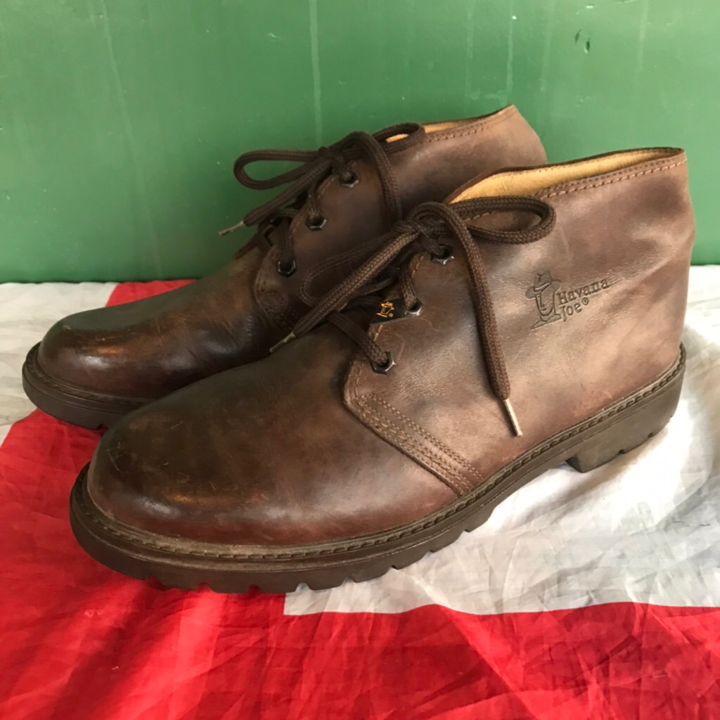 Vintage Havana Joe Boots Crazy Boots Brown  Crazy Horse Size 48   Made In Spain