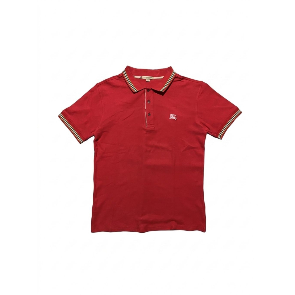 Burberry Poloshirt Red / Kaos Poloshirt Pria