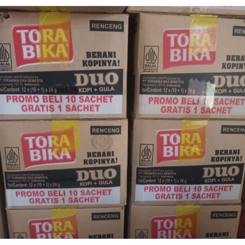 Torabika Duo 1 Dus [ 12 Renceng x 11 Pcs ]