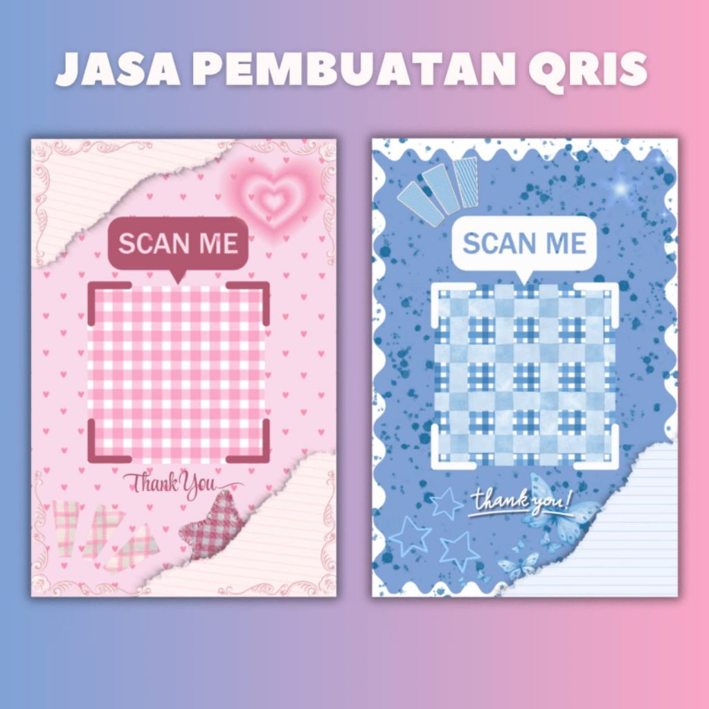 JASA PEMBUATAN QRIS LUCU DAN MODERN NO REQUEST