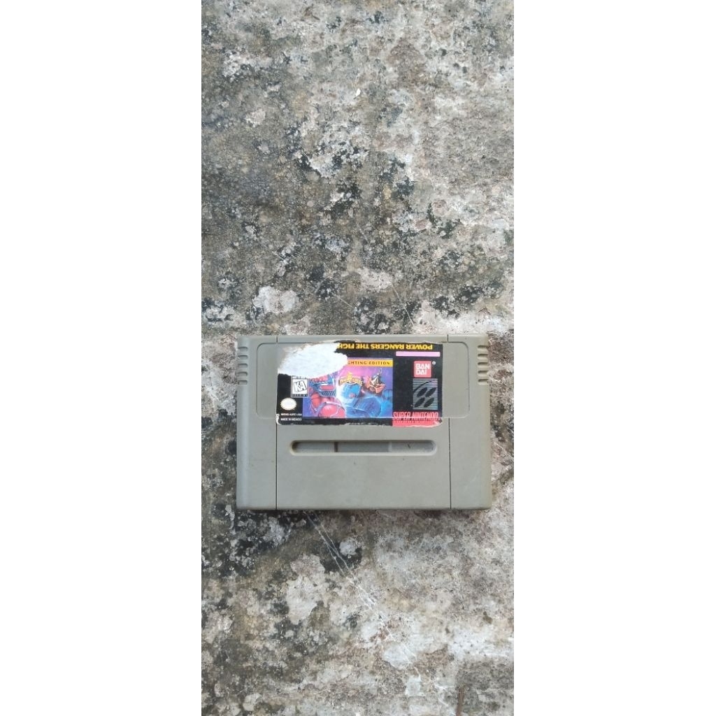 kaset snes power ranger fighting edition