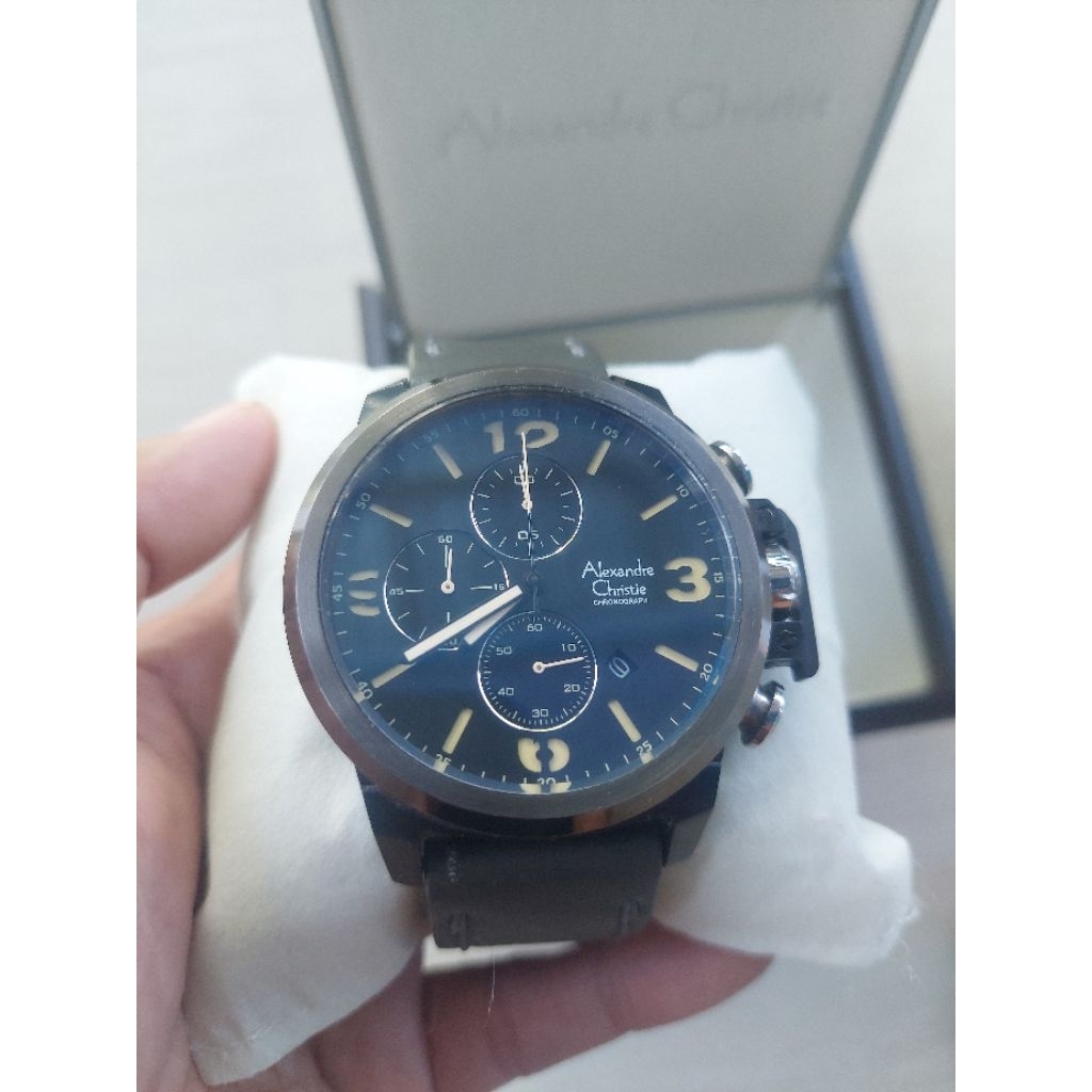 JAM TANGAN PRIA ALEXANDRE CHRISTIE AC 6280 MC BEKAS / SECOND / PEELOVED