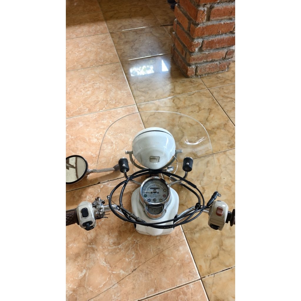 speedometer vespa lxv, handle switch kanan kiri, headlamp day maker vespa lxv