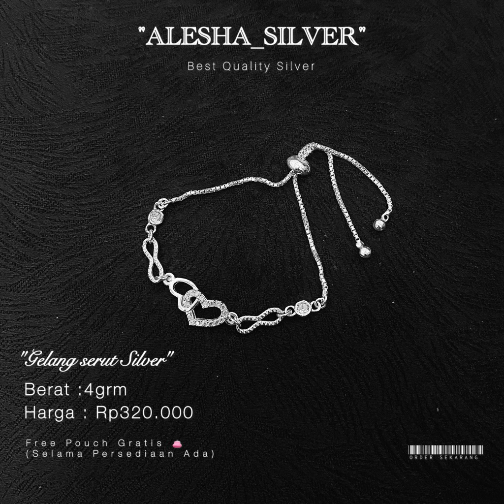 Gelang serut silver925 4grm