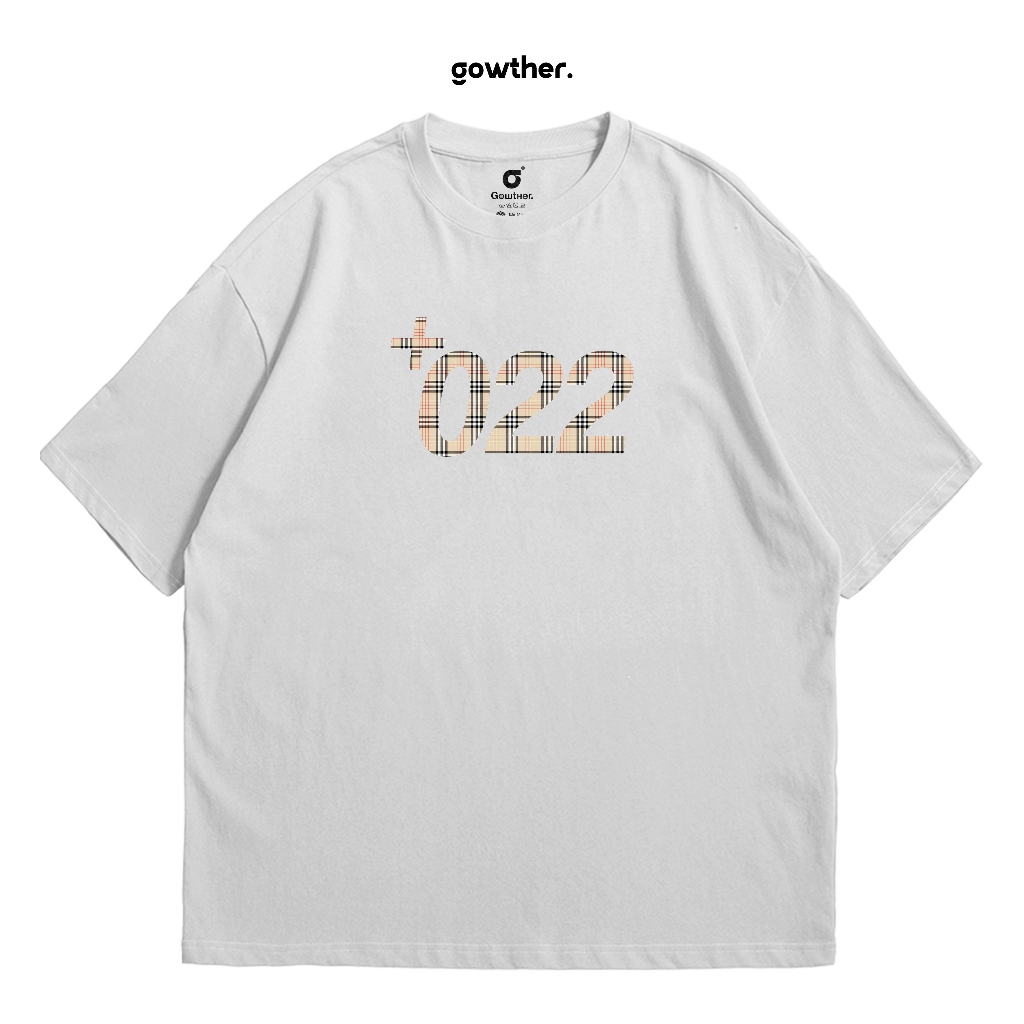 GOWTHER - +022 ASIA'S FUNIST CLUB - 022 BANDUNG FANS - KAOS BANDUNG CASUAL - KAOS PERSIB FANS - WHIT
