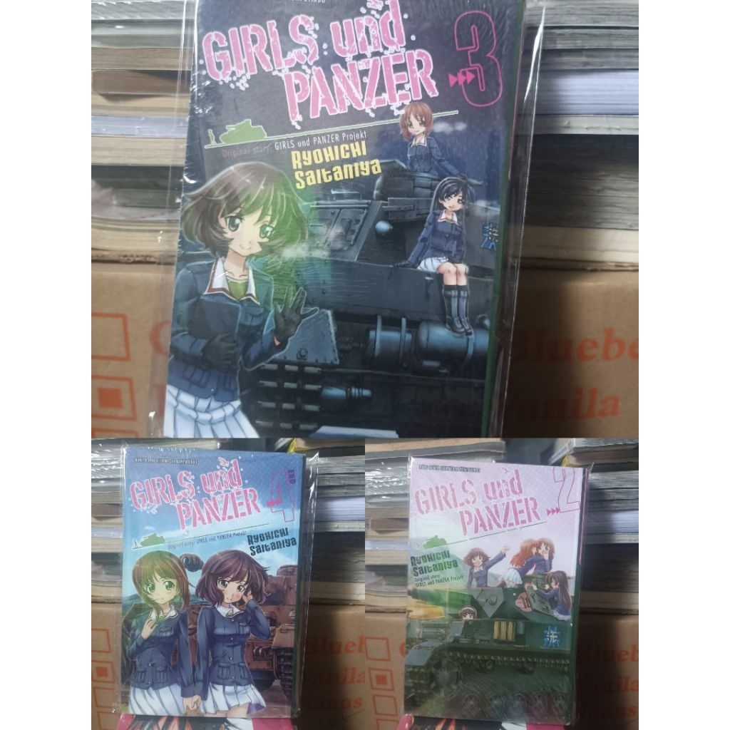 Komik girls und Panzer 2,3,4 segel / komik girls und Panzer vol 2,3,4 segel