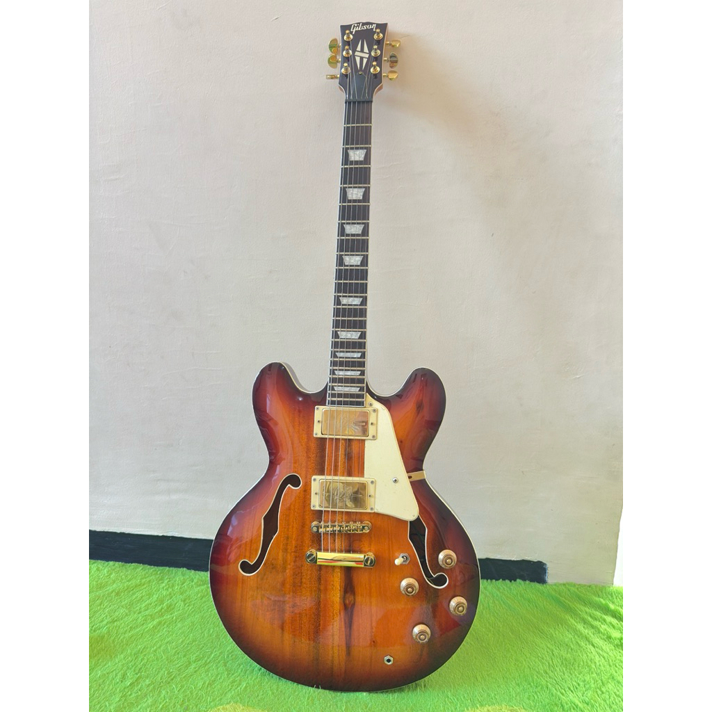 gitar gibson hollow body custom pickup ibanez flying finger