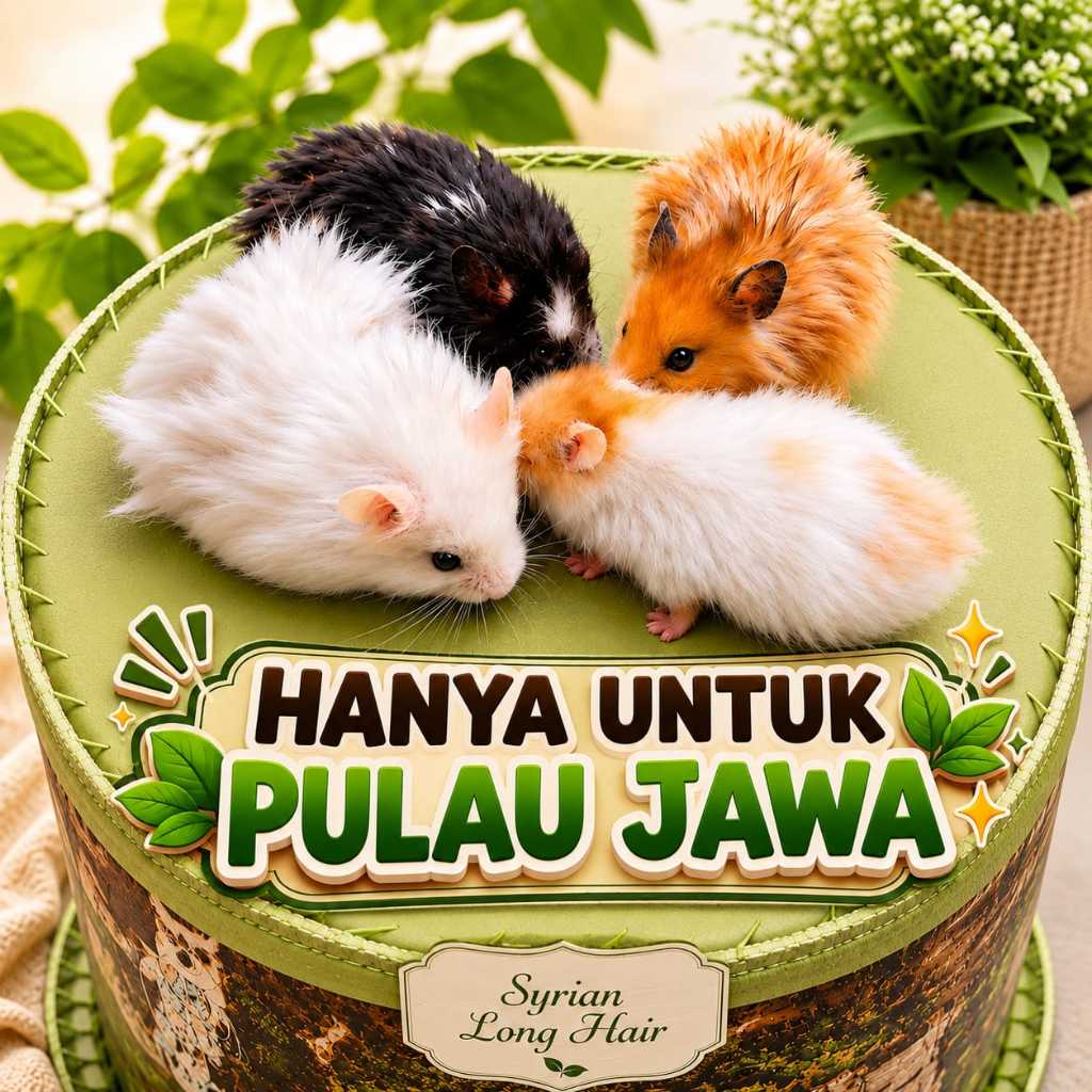 Hamster Syrian Long Hair ( KIRIM INSTAN )