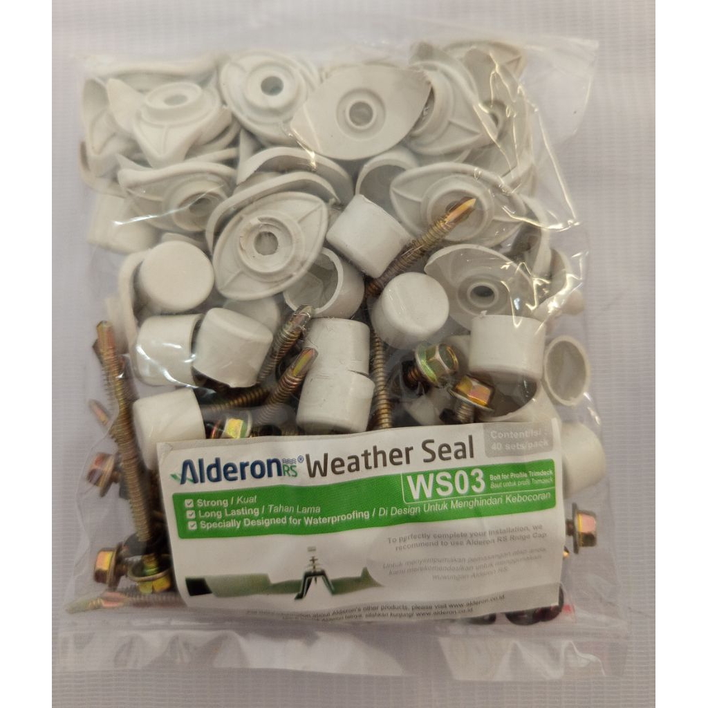 Baut Roofing PVC Alderon Single Layer / Tutup Baut Alderon Single Layer