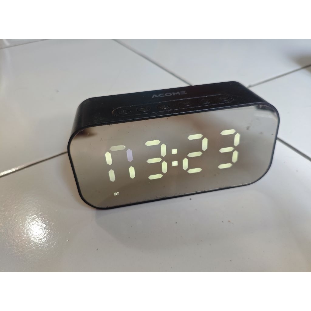 Speaker Bluetooth Acome A17 dengan Bass Keras dan Alarm Cerdas - A5 Black
