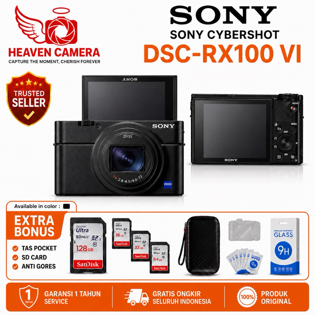 Sony Cybershot RX100 VI - RX-100 M6 - MARK 6 - RX100VI