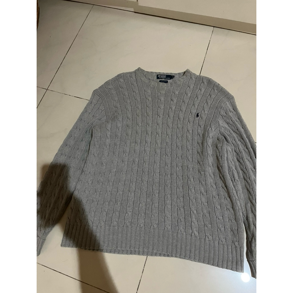 Polo Ralph lauren Cableknit Sweater - Grey