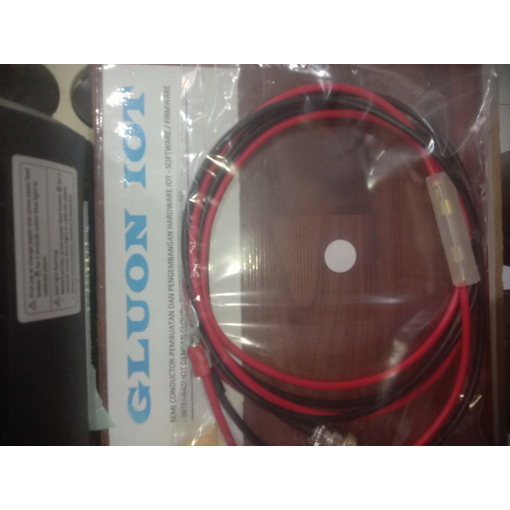 LABEL DC RING KENWOOD TR9000 TR9130 TR7930 TR7950 DC CORD PLUS FUSE PANJANG 1 METER