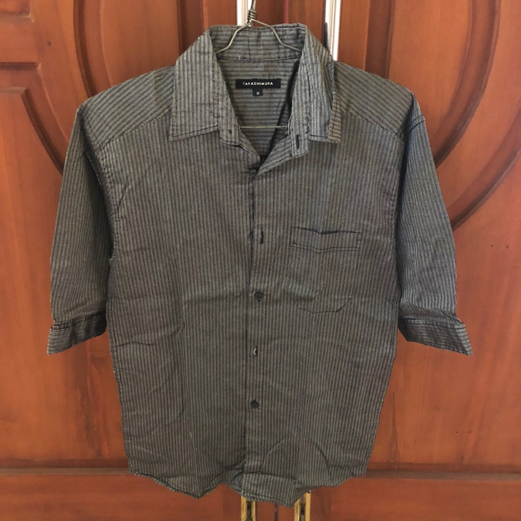 Kemeja Pria Takashimura Hitam