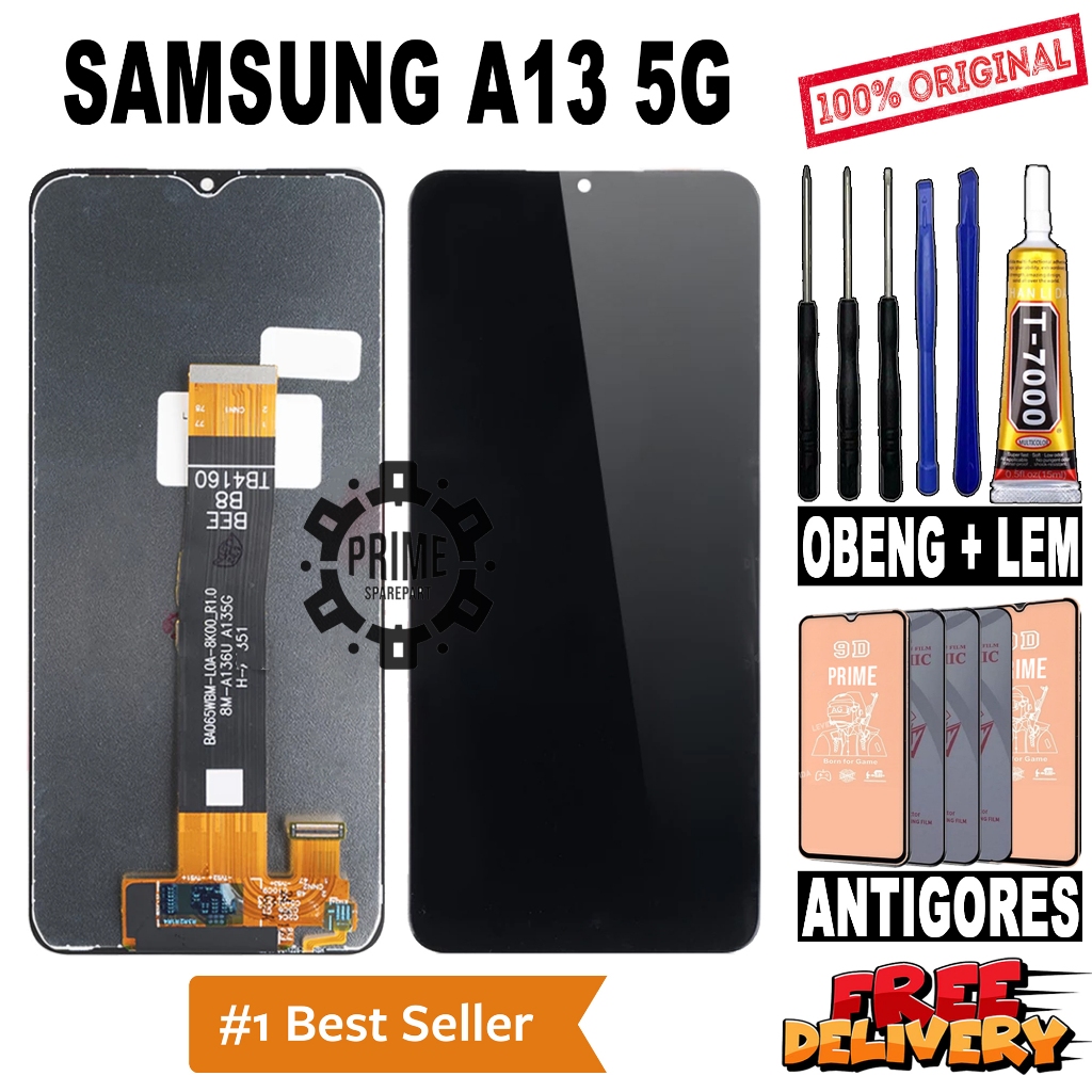 LCD TOUCHSCREEN SAMSUNG A13 5G ORIGINAL OEM LCD SAMSUNG A13 5G FULLSET