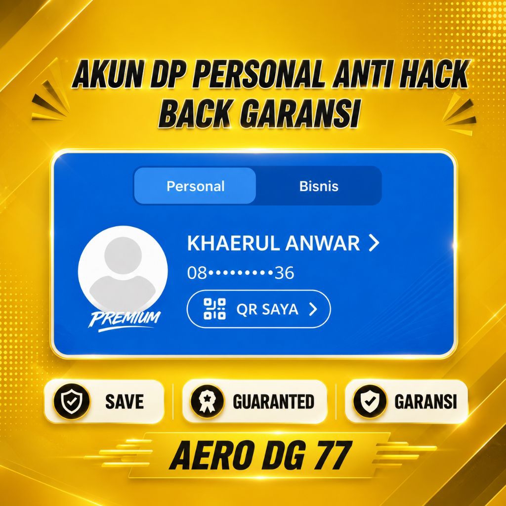 AKUN DP PERSONAL ANTI HACK BACK BEST SELLER