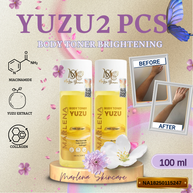 PAKET 2PCS TONER BADAN YUZU JAPANESE WITH COLLAGEN