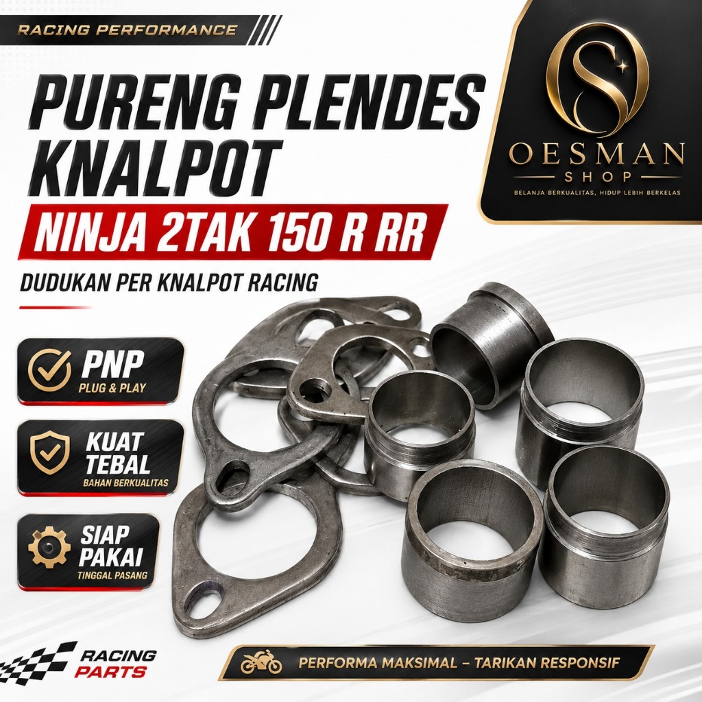 Pureng Plendes Knalpot Ninja 2Tak 150 R RR Dudukan Per Knalpot Racing PNP Kuat Tebal
