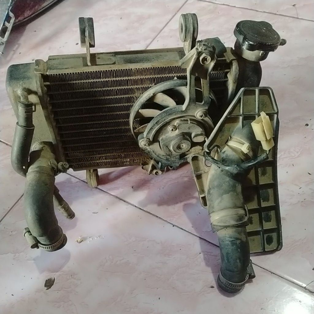 RADIATOR JUPITER MX SET KIPAS ORIGINAL COPOTAN MOTOR